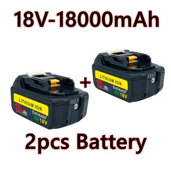 BL1860 Nabíjateľná Batéria 18 V 18000mAh Lítium-iónová pre Makita Batérie 18v BL1840 BL1850 BL1830 BL1860B LXT 400+nabíjačka