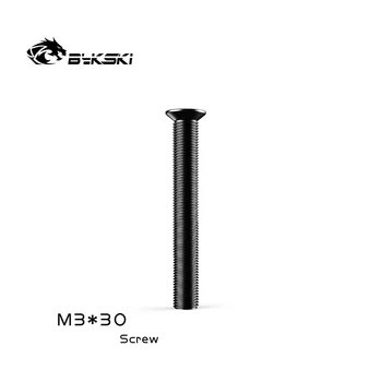 Bykski M3x30 M3x35 Vodného chladenia radiátor skrutky, Vodou chladený príslušenstvo Black montážne Skrutky, 1 sada