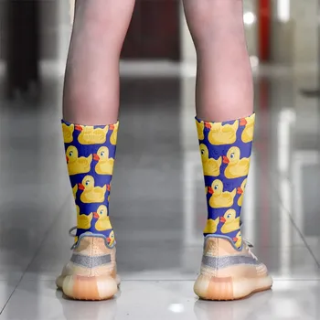 Cartoon Ponožky Animal Print Kačica Roztomilé Ponožky Harajuku Kawaii Ženy Skarpetki Mujer Meias Calcetas Zábavné Ponožka Kobieta Skarpety