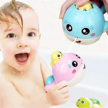 Detská kúpeľ hračka pre deti, roztomilé kačica, penguin, vajec, vody, spreje, postrekovače, sprchovacím kútom, sprchovacím kútom, plávanie, hračky, detský darček
