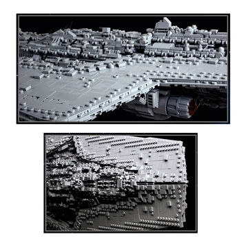 DHL 13134 7788Pcs Star Hračky MOC-23556 Imperial Star Destroyer 75252 75292 05027 Deti Hračky, Darčeky Stavebné kamene, Tehly