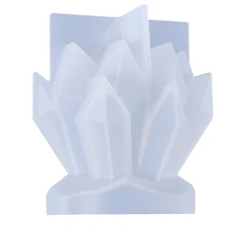 DIY crystal epoxidové formy crystal klastra dekorácie formy sviečka tabuľka šperky silikónové formy
