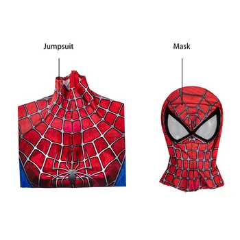 Dospelé Ženy, Spider 2 Peter·Parker Tobey Maguire Jumpsuit Cosplay Kostým Halloween Maškaráda Strany Kombinézu