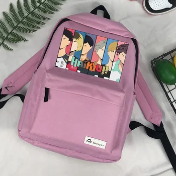 Haikyuu mochilas bagpack tašky anime kawaii školy notebooku bolso mujer infantil batoh