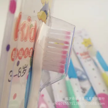 Horúce Detský Zubná Kefka Roztomilý Kreslený Soft Zubná Kefka Anti Slip Prenosné Zuby Kefy Pre Deti Baby