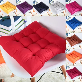 Jednofarebné Hrubé Kartáčovaný Textílie Elastické Námestie Stoličky, Vankúše Umývateľný Sedáku Poschodí Vankúš Vonkajšie Moderného Domova