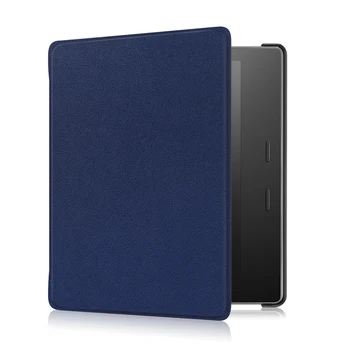 Jednofarebné puzdro Pre Amazon Kindle Oasis 7 palcový 2017 2019 Ebook reader Kožený Kryt