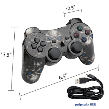 K ISHAKO Pôvodné Sixaxis gamepad Bezdrôtový PS3 ovládač Pre Dualshock 3 Mandos