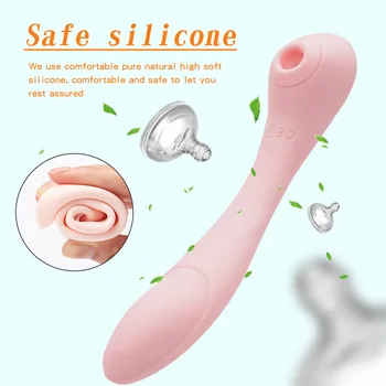 Klitoris Bulík Pošvy Sania Vibrátor Stimulátor Klitorisu Fajčenie Ústne Bradavky Sexuálne Hračky pre Dospelých Žien Masturbator Erotické Produkty