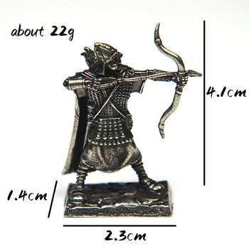 Kovu, Medi Stratil Rímsky Legionár, Archer Štít Vojakov Model Figúrky Miniatúry Ploche Hra Dekorácie, Hračky Ornament Darček