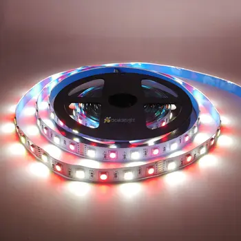 LED Pásy 5050 60 LED 5 Flexibilné Domáce Dekorácie Osvetlenie LED Páska RGB RGBW RGB CCT Biela/Teplá Biela/Modrá/Zelená/Červená 5m/veľa 12V