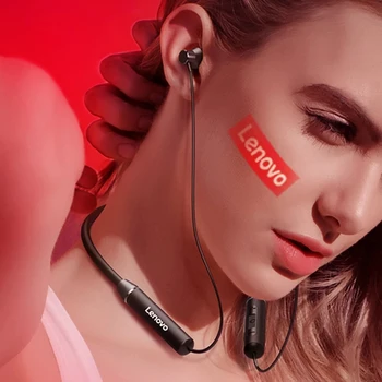 Lenovo Slúchadlá, Bezdrôtové Bluetooth Stereo Športové IPX5 Nepremokavé Športové Slúchadlá Slúchadlá Zníženie Hluku Magnetické Runing Headset