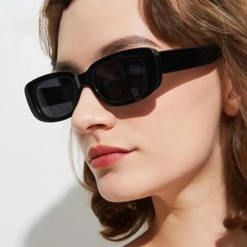 Malý Obdĺžnik slnečné Okuliare Ženy Značky Vintage Dizajnér Námestie Slnečné Okuliare Odtiene Žena UV400