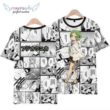 Mushoku Tensei anime-krátke rukávy T-shirt Roxy Migurdia Greyrat Japonských mužov a žien dvojrozmerné oblečenie trend