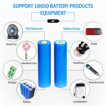 Nový 18650 batéria 3,7 v 18650 2600mah nabíjateľná lítiová batéria pre baterku batérie Pre hračka Nástroj nabíjateľná batéria