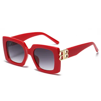 Námestie BB logo slnečné okuliare ženy muži 2021 vysokej kvality značky dizajnér čierna modrá leopard červená sahdes pre ženy retro oculos de sol