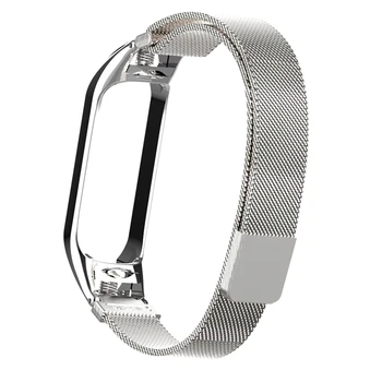 Obchodné Luxusné Milanese MiBand 5 Popruh Kovové Náhrada Za Xiao mi Pásmo 5 Popruh Náramok Náramok smart hodinky Mi band 4 3
