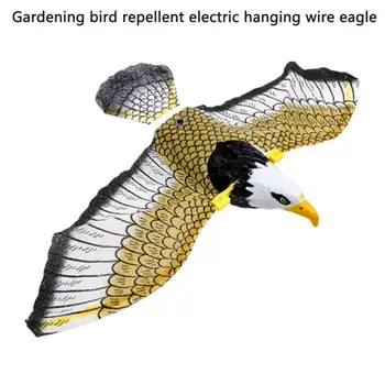 Odpudzujúce Visí Eagle S Hudbou Lietajúci Vták Scarer Záhradné Dekorácie Prenosné Lietajúci Vták Záhradné Dekorácie Svetelné Vták