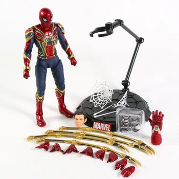 Originálny Pôvodný Marvel Avengers Koncovka Železa Spiderman 1/9 Rozsahu Akcie Obrázok Zberateľskú Model Hračka