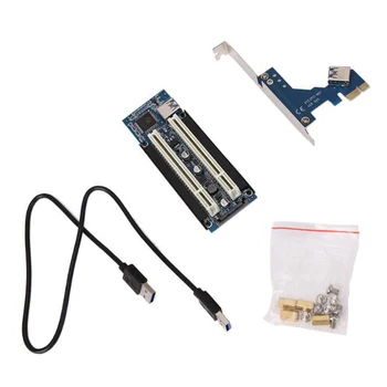 PCI Express Extender Adaptér Converter, Notebook, Smartphone Rozšírenie Converter PCI-E Dual PCI Stúpačky Karty na Ploche