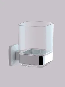Plastové Kefky Držiak Kúpeľňa Dodávky Kefka Kryt Úložného Wall Mount Stojan S Cup