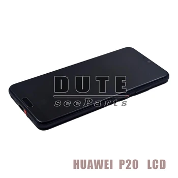 Pre Huawei P20 LCD Displej +Dotykový Displej Digitalizátorom. Montáž Náhradná pre Huawei EML-L09 EML-L22 EML-L29 EML-AL00 LCD Displej