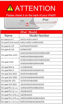 Puzdro pre iPad Vzduchu 4 Vzduchu Prípade 10.9 Palcový 2020 iPad Vzduchu 4. Generácie Prípade A2316 A2324 A2325 A2072 Šikovný Tablet Ochranný Kryt
