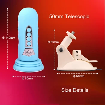 Realistický Penis Super Obrovský Big Dildo Stroj Prísavky Dildo Stroj Ženská Masturbácia Kohút Auto Teleskopická Vibračné Dildo