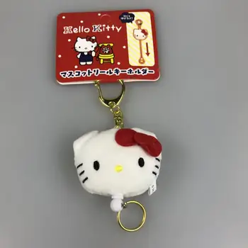 Roztomilý Sanrio KT Mačka Melódie PomPom Purín Cinnamoroll plyšové Bábiky Hračky prívesok úsek keychain pre deti Darček