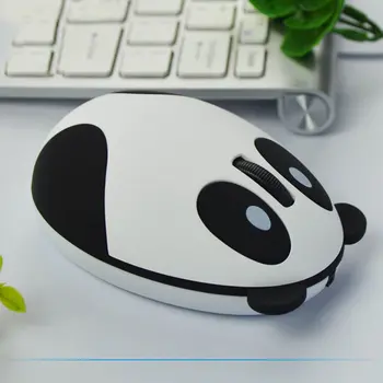 Silent Mouse 2.4 G Bezdrôtové Nabíjanie Myši Karikatúra Roztomilý Panda Optická Myš Office Home Príslušenstvo K Počítačom