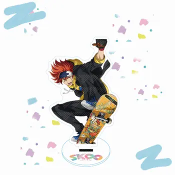 Skateboard Anime SK∞ SK8 Infinity Akryl Keychain Reki Kyan Langa Hasegawa Miya Cherry Blossom Joe Stojan Model Doska Držiak