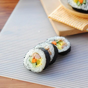 Sushi Koľajových Navi Silikónové DIY Sushi Mat Onigiri Ryža Navi List Maker Sushi Nástroje Kuchyňa Japonské Jedlo Beto Príslušenstvo