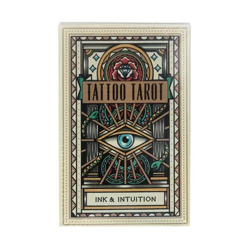 Tetovanie Tarot Doskové Hry, Zábava Tvorivé Veštenie Karty S anglické PDF Sprievodca Pre Dospelých Tarot Karty Oracle