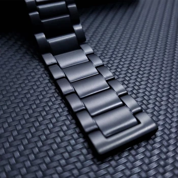 Titán Popruh Pre Huawei Sledujte 3 46 mm pásmo pre Watch3 GT2 Pro GT2 46 mm & Magic hodinkám Kovová spona z Nerezovej ocele Náramok