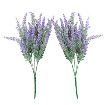 Top Predaj Romantickú Dekorácie Provence Levanduľa Kvet Hodvábnej Umelé Kvety, Obilie Dekoratívne Simulácia Vodné Rastliny