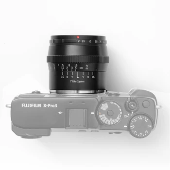 TTArtisan 50mm F1.2 pre Fujifilm M4/3 Sony E M43 Canon M Nikon Z Zfc Leica L Namontujte Fotoaparát APS-C Objektív Fotoaparátu Veľké Clona Objektívu