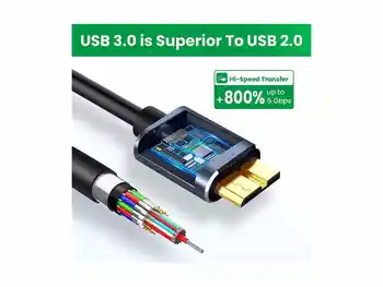 USBC Micro USB 3.0 Kábel 3A Rýchle Nabíjanie Údaje 5G Kábel Typu C 3.1 USB Kábel Mobilný Telefón Káble pre Samsung, Toshiba Pevného Disku