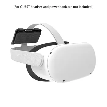 VR Moc Držiak, Upevnenie Držiaka Pre Oculus Quest 1/2 Hlavu Fixný Držiak Audio Kapela Mobile Batérie Držiak Pre Oculus Hľadanie