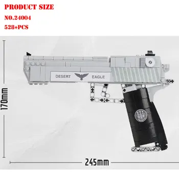XINGBAO SWAT PUBG Vojenská Zbraň Model Stavebné Bloky Môžu Oheň Zbraň, Revolver Bullet Nastaviť High-Tech AWM Sniper Puška Tehly Hračka