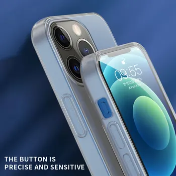 Yarichin B Club Matný transparentný Telefón puzdro pre iPhone 11 12 Pro Max 7 Plus 8+ X XS XR SE 2020 Mäkké TPU Zadný Kryt Coque Shell