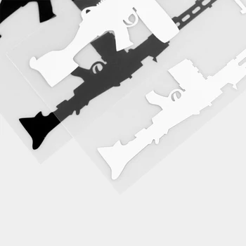 YJZT 9.4×15.9 CM Zbraň Auto Nálepky v Pohode Oslniť Sniper Zbraň Vinyl Odtlačkový Auto, Vonkajšie Okenné Sklo Dekoratívne 20 C-0293
