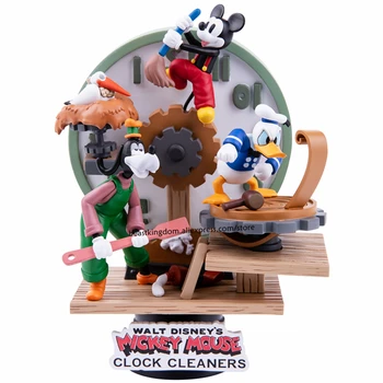 Zviera kráľovstva Disney Mickey Mouse, káčer Donald Hodiny cleamers Garáž Súpravy Model Súpravy na Zber Darček Hračka