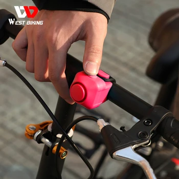 ZÁPAD CYKLISTIKA Bicykle Bell MTB Bike Nepremokavé Bezpečnostná Výstraha Elektronické Horn