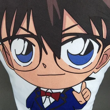10/45 cm Anime Detective Conan Plyšové Hračky Kawaii Cartoon Plnené Oblečenie pre Bábiku Mäkký Vankúš Sofa Vankúš Kudou Shinichi Hračky pre Deti