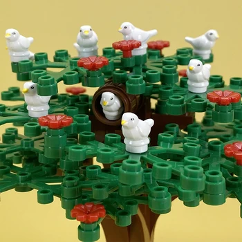 100 Zvierat Bloky MOC Kompatibilné Klasické Mesto Priateľmi Tehly Konštrukcia Hračky pre Deti Brinquedos Juguetes Bloque