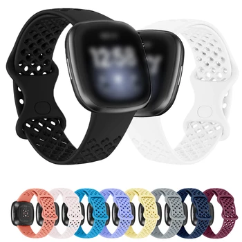 1PC Farebné L/S Silikónové Watchband Pre Fitbit Naopak 3 Športové Priedušná Band Náramok Pre Fitbit Zmysel Zápästie 2021 Nové