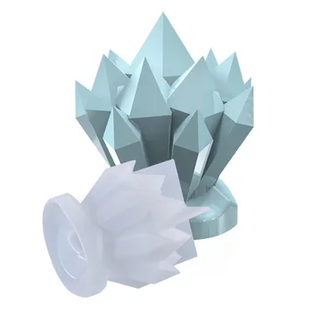 1PC Konkrétne Crystal Kameň Klastra Živica na Odlievanie Silikónové Formy DIY Nepravidelný Epoxidové Ornament Remeslá