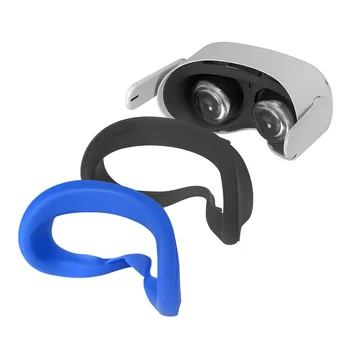 1PC Mäkké Silikónové Očná Maska Kryt Pre Oculus Quest 2 VR Okuliare, Anti-pot Proti úniku Svetlo Blokovanie Ochranné Oko Pokrytie Pad
