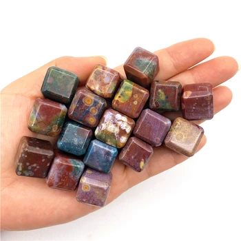 1pc Prírodné Tichom Jaspis Crystal Krásne Kocky, Kamene Liečivé Diy Drahokam, Zbierať Darčeky, Prírodné Kamene a Minerály