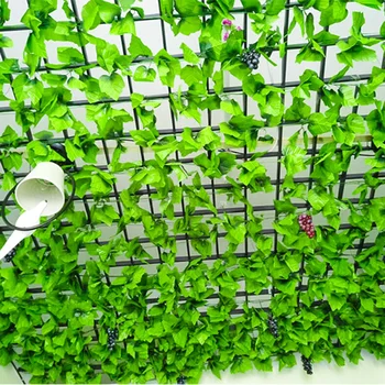 1pcs 2,5 m vysokú kvalitu umelé hroznový list ratan simulácia rastlín plastové obchod záhrada domov stropov